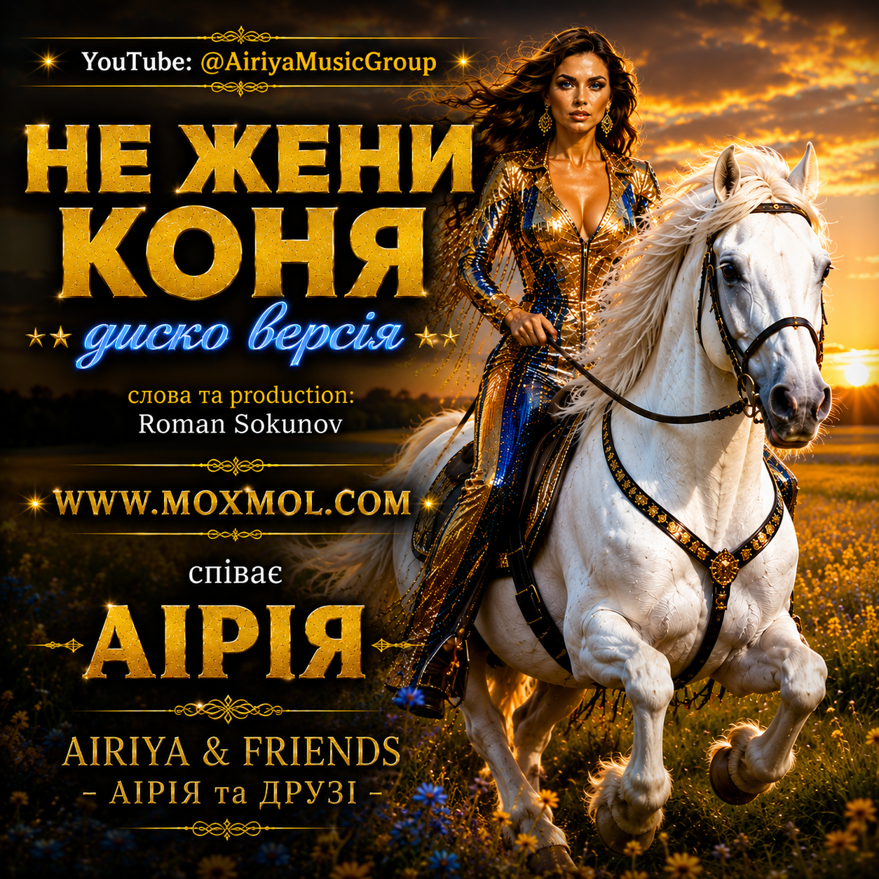 Пісня "Не жени коня". Співає Аірія. Гурт "Аірія та друзі" - "Airiya & Friends"